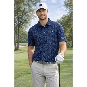 FootJoy FJ Polo Shirt Mens XL Cocktail Glass The Cup 2023